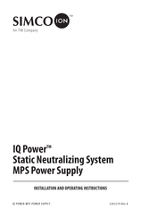 ITW Simco-ion IQ Power MPS Installation And Operating Instructions Manual