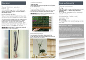 Luxaflex Timber Venetians Instruction Booklet