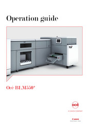 Canon Oce BLM550+ Operation Manual