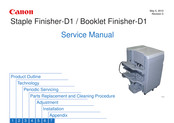 Canon Booklet Finisher-D1 Service Manual