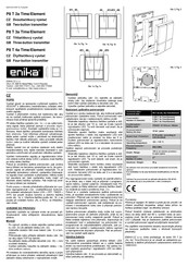 Enika P8 T 2a Time/Element Quick Manual