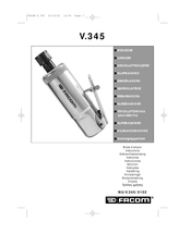 Facom V.345 Instructions Manual