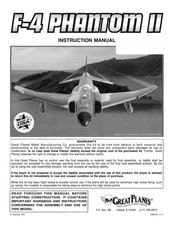 GREAT PLANES F-4 Phantom II Instruction Manual