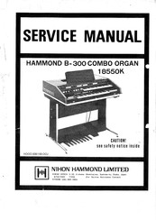 NIHON HAMMOND Hammond B-300 Service Manual