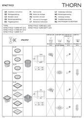 Thorn EFACT R/C2 1x26W TC-T Installation Instructions Manual
