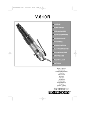 Facom V.610R Instructions Manual