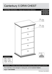 Argos 497/0916 Assembly Instructions Manual