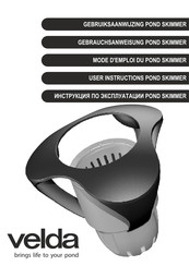 velda Pond Skimmer User Instructions