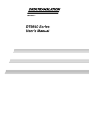 Data Translation DT9841E 2DIa User Manual