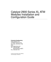 Cisco ATM 155 MM Fiber Installation And Configuration Manual