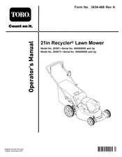 Toro Recycler 20367T Operator's Manual