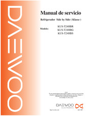 Daewoo FRS-T24BB Manual