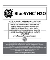 GOgroove GGBSH2O100WTEW Manual