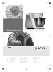 Bosch MUM54 series Operating Instructions Manual