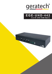 geratech EGE-UHD-442 Manual