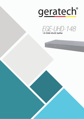 geratech EGE-UHD-148 Manual