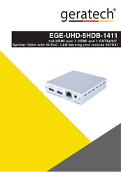 geratech EGE-UHD-5HDB-1411 Manual