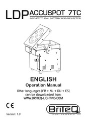 Briteq LDP ACCUSPOT 7TC Operation Manual