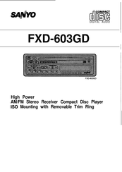 Sanyo FXD-603GD Manual