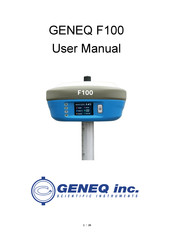 Geneq F100 User Manual