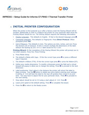 Barcodes Group Informs CF-PM43-1 Setup Manual