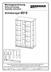 Germania Sliding Shelf 0019 Assembly Instruction Manual