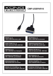 König Electronic CMP-USBPAR10 Manual