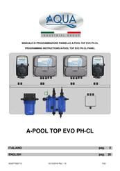 Aqua A-POOL TOP EVO PH-CL Programming Instructions Manual
