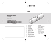 Bosch Vino Original Instructions Manual