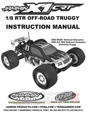 Jammin X1 CRT 2005 ROAR National Champion Instruction Manual