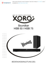 Xoro HSB 75 User Manual