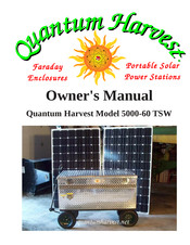 Quantum Harvest 5000-60 TSW Owner's Manual