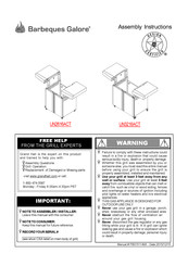 Barbeques Galore UN2616ACT Assembly Instructions Manual