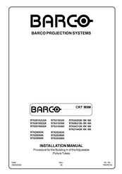 Barco R7624305K Installation Manual