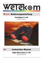Wetekom 90 01 59 Instruction Manual