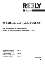 Reely Road Helldevil Operating Instructions Manual