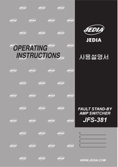 Jedia JFS-381 Operating Instructions Manual