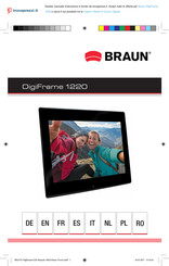 Braun DigFrame 1220 Manual