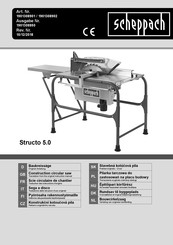 Scheppach Structo 5.0 Translation From The Original Instruction Manual