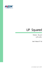 Asus AAEON UP Squared UPS-APL User Manual
