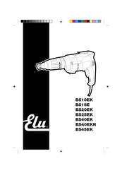 Elu BS20EK Manual