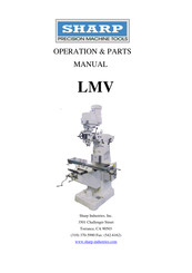 Sharp LMV Series Operations & Parts Manual