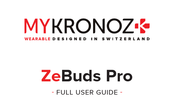 MYCRONOZ ZeBuds Pro Full User Manual