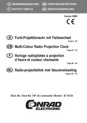 Conrad Electronic 67 16 50 Operating Instructions Manual
