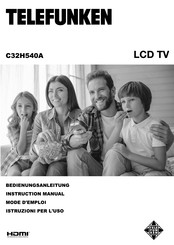 Telefunken C32H540A Instruction Manual