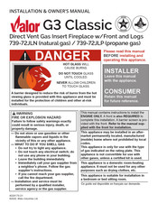 Valor 739-72JLP Installation & Owner's Manual