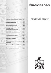 Immergas ZENITAIR MONO Installation Manual
