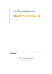 Sollae EZI-10 Manual