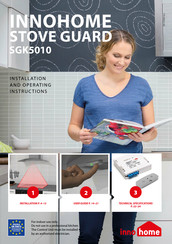 Innohome Stove Guard SGK5010 Installation And Operating Instructions Manual