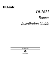 D-Link DI-2621 Installation Manual